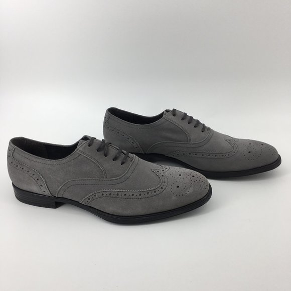 Franklin & Freeman Robinson Suede Brogue Wingtips - Picture 2 of 11